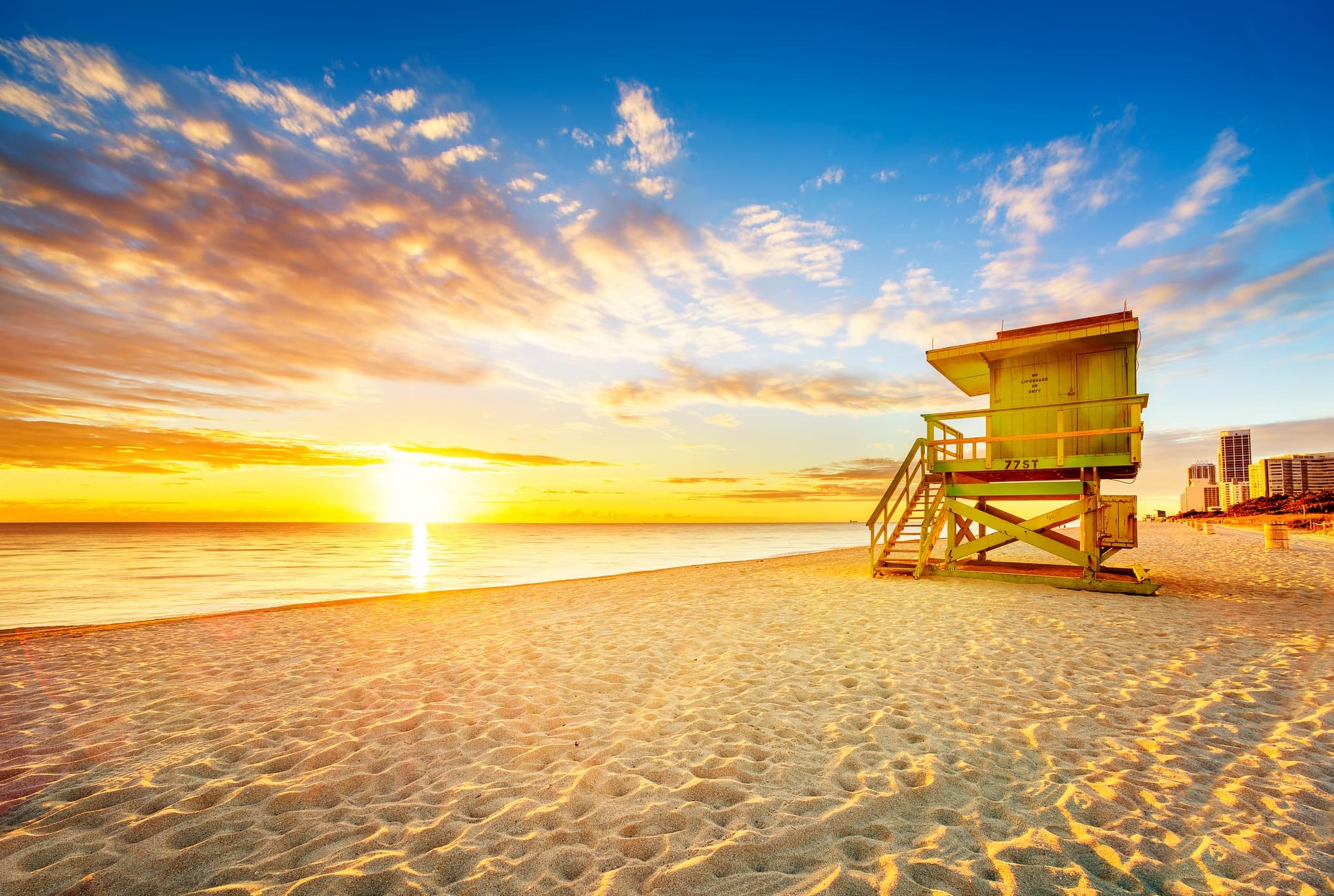 Miami Beach golden sunrise — Summer Sanctuary offer