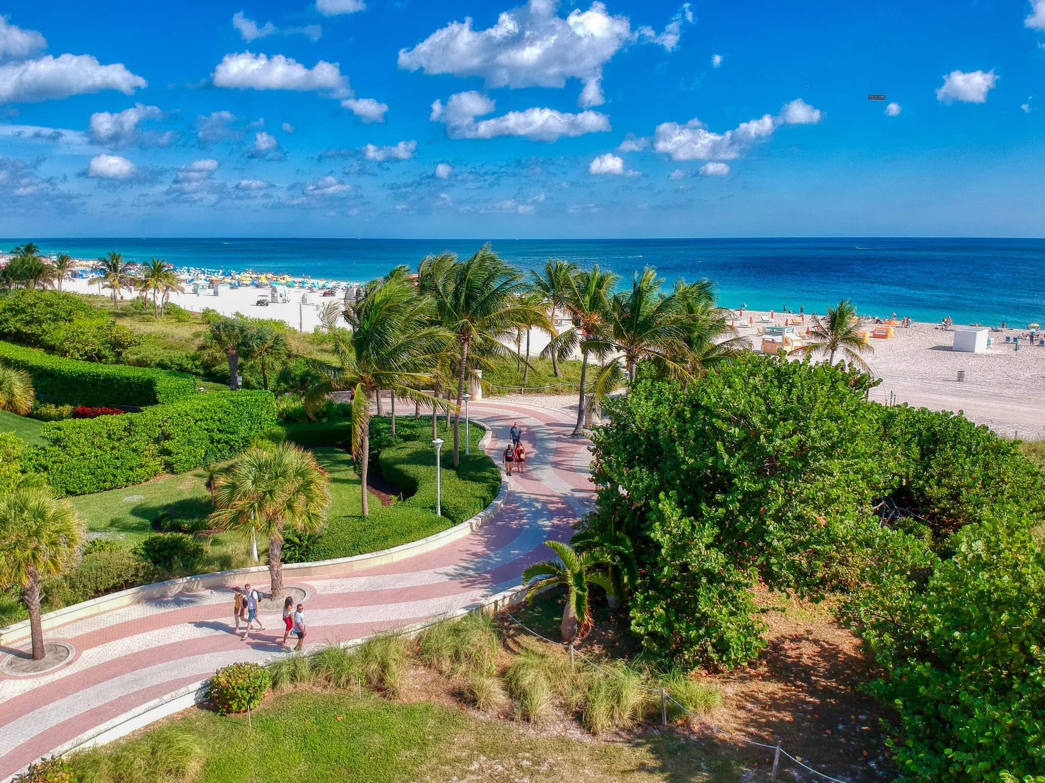 South Pointe Park promenade — steps from the suite
